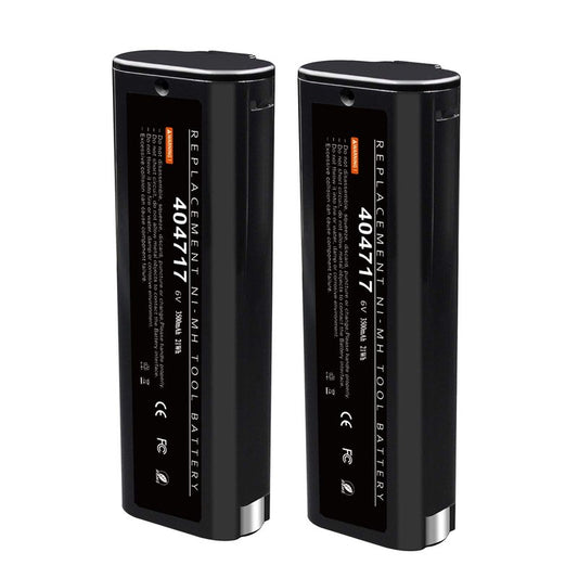 Upgraded 4000mAh 2Packs 6V Ni-MH Replacement Battery for Paslode 404717 Battery Compatible for Paslode B20544E BCPAS-404717 404400 900400 900420 900600 901000 902000 B20720 CF-325 IM200 F18 IM250