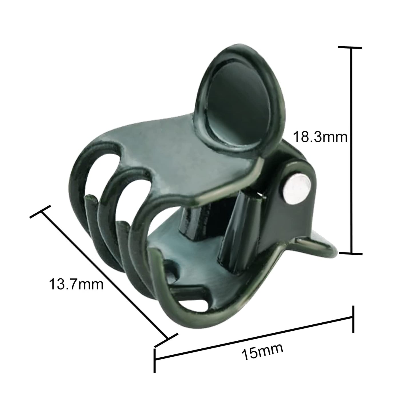 AccEncyc 100 Pcs Plant Clips Orchid Clips Plants Orchid Support Clips Flower Vine Clips for Supporting Stems Vines Stalks Climbing Plant Grow Upright
