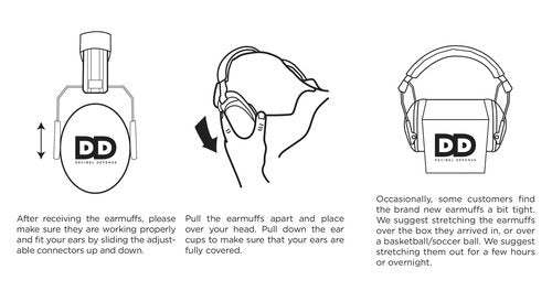 Professional Safety Ear Muffs by Decibel Defense - 37dB NRR - The HIGHEST Rated & MOST COMFORTABLE Ear Protection for Shooting & Industrial Use - THE BEST HEARING PROTECTION...GUARANTEED