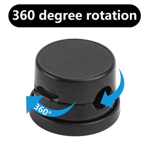 8pcs Magnetic Cord Organizers, Rotatable Strong Magnetic Cable Clips with 8 Glue Points Adhesive Wire Holder Charger Cable Management for Desk Nightstand Office Home Car