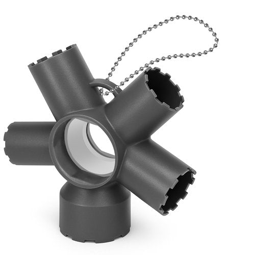 10-in-1 Faucet Aerator Removal Tool, Sink Aerator Removal & Replacement Tool for Kitchen & Bathroom, Fits M16.5, M18.5, M21.5, M22, M24, M28, and TT, TF, STD, TJ Sizes, Ideal Faucet Repairs Tool