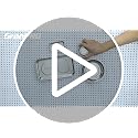 Grenpro 4-Pack Magnetic Parts Tray Set, Heavy-Duty 3/6 Inch Round & Square, Metallic Silver