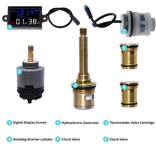 AYIVG Shower System Mixer Valve Cartridge Replacement Parts