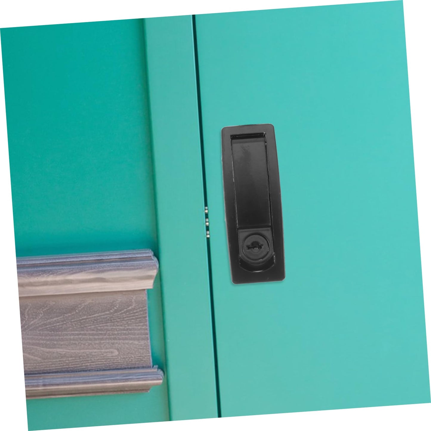 HOMSFOU 1set Electric Panel Door Lock Key Flat Bounce Design for Electrical Cabinet Distribution Box Machine Doors Effortless Exceptional Value