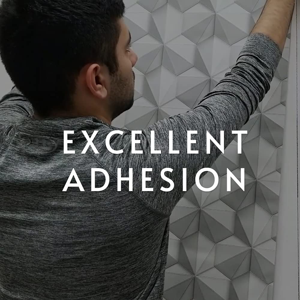 ROMAN’s PRO-543 Universal Border and Wallpaper Adhesive for Home Improvement, White, 1 Gallon (250 Sq. Ft.)