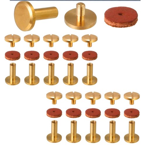 12Pcs Suspender Fastener Kit, Attachment Accessories for Suspender Bag and Occidental Leather Tool Vest
