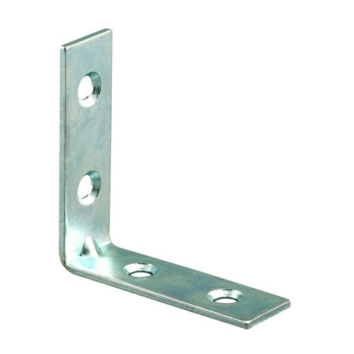 Prime-Line MP9221 Angle Corner, 2 In., Steel Construction, Zinc Plated, 4 Hole Bracket (10 Pack)