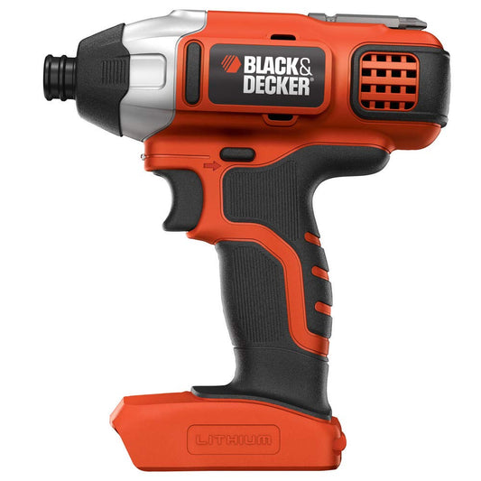 BLACK+DECKER 20V MAX* POWERCONNECT 1/4 in. Cordless Impact Driver, Tool Only (BDCI20B)