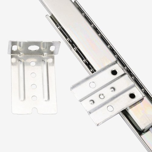 Ball Bearing Keyboard Slides Keyboard Drawer Slides Tray Accessories Quiet and No Noise, Very Sturdy and Easy to Install, Ball Bearing Slides(Black)