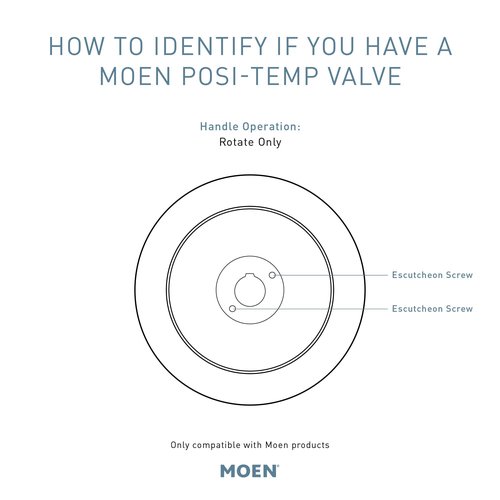 Moen Brantford Chrome Posi-Temp Pressure Balancing Traditional Tub and Shower Lever Handle, Valve Required, T2151
