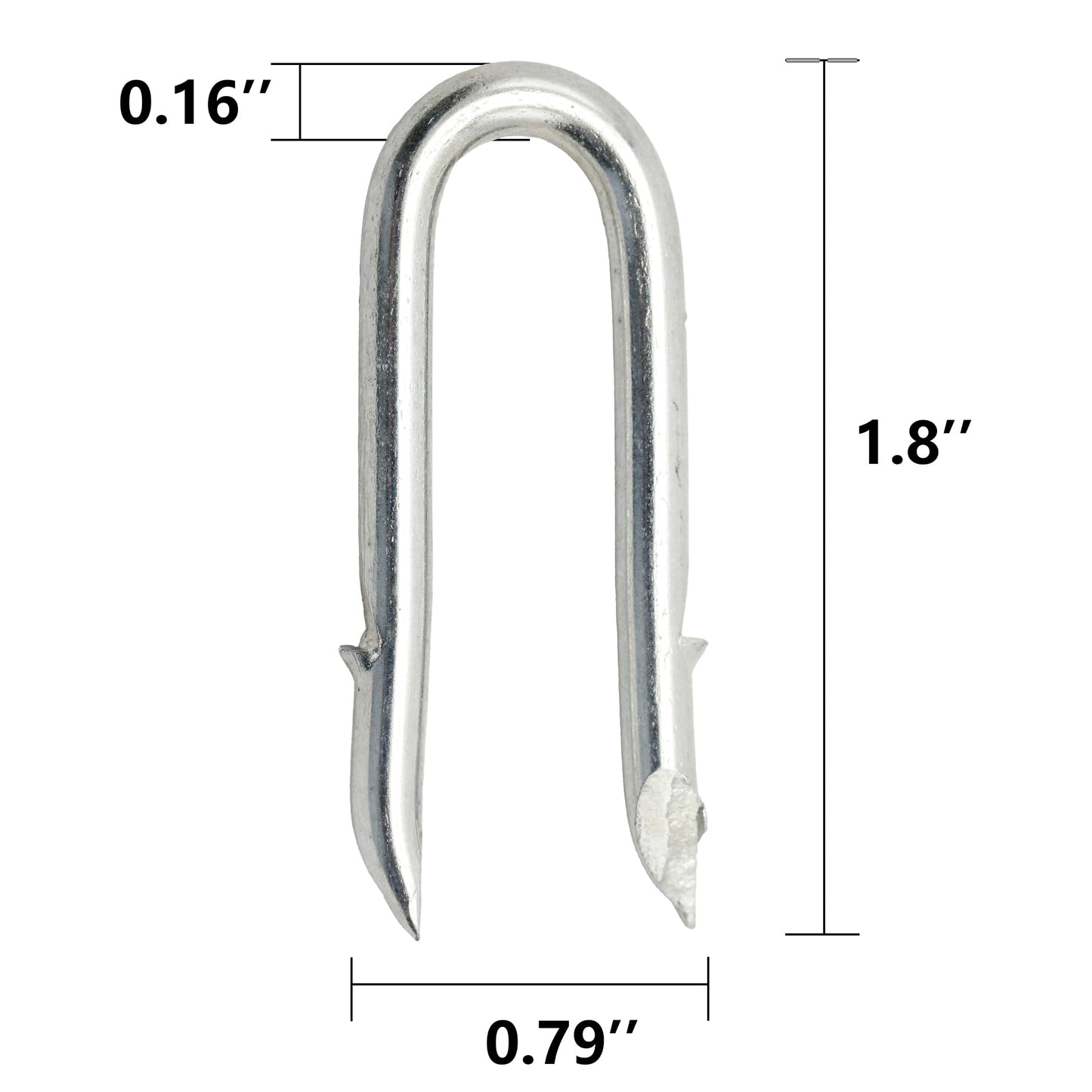 HENGTONG Galvanized Steel U-Shaped Fencing Staples for Mesh Fencing 400pcs