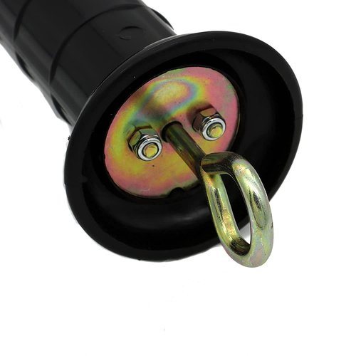 Plastic Electric Fence Gate Handle Insulators, Gate Handle with Spring (Black) (12)
