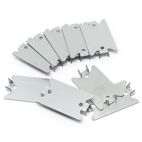 BENLIUDH 20pcs Nail Plates Electrical Cable Protector for Wood Studs, 2.5 X 1.5 Inch Nail Plate for Protection Plumbing and Wiring