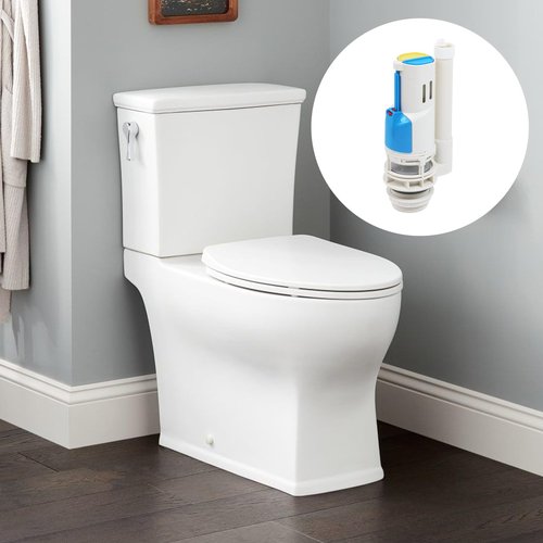 T Tulead 8.27 Inch Height Toilet Flush Valve Toilet Repair Kit Dual Flush Valve Replacement