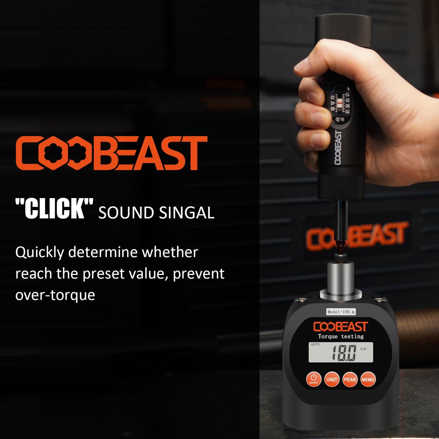 coobeast 49 Pcs Torque Screwdriver 10-70 Inch Pound Torque Screwdriver Set with S2 Bits & Sockets, 1/4” Drive Torque Wrench Screwdriver Set for Maintenance, Tools, Bike Repairing and Mounting