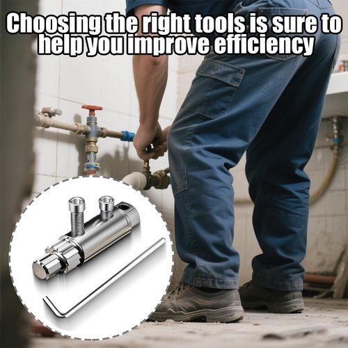 Broken Pipe Extractor Tool, Broken Bolt & Screw Remover, Extract Stripped Threads, Damaged Pipes and Faucet Valves, for 1/2”, 3/4”, 1” Pipes