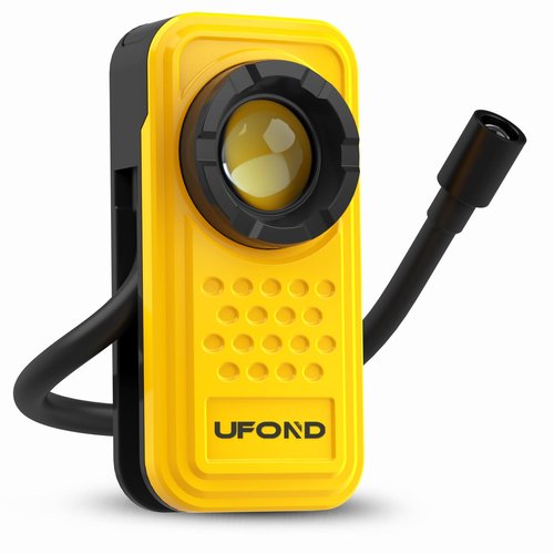 UFOND Rechargeable Flashlight,Lightweight Pocket Work Light Gooseneck Lamp,Dual Light Source 4 Mode Brightness,Magnetic Clip Aluminum Alloy Spotlight,Hand Free for Repair Outdoor Camping Emergency