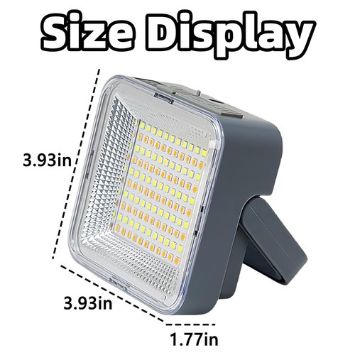 Small Camping Lights, Lightweight and Portable, 3 Color Lighting Adjustable, for Camping, Fishing and Traveling (Orange)