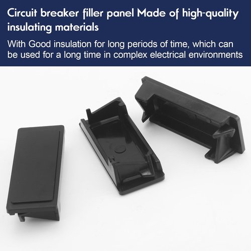 Circuit Breaker Cover Plate for Siemens Use in Load Centers and Meter Combinations (Comes with Breaker Box Label) 10 Pack