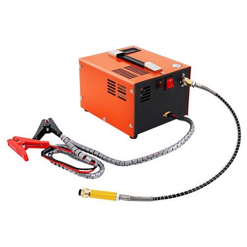 PCP Air Compressor, 250W 4500PSI/300 Bar High Pressure Air Compressor with Built-in Fan Cooling System 110V AC Portable AirCompressor 12500rpm