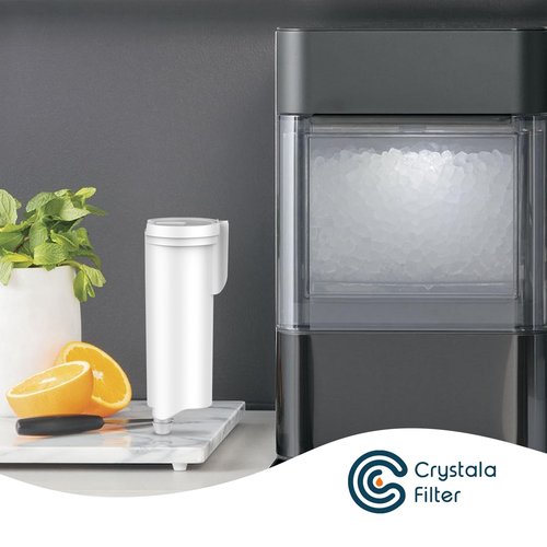 Crystala Filters Replacement for GE Profile Opal Ice Maker Filter, NSF 42 Certified, ge opal ice maker filter, opal ice maker filter replacement Easy Install, 3 Pack