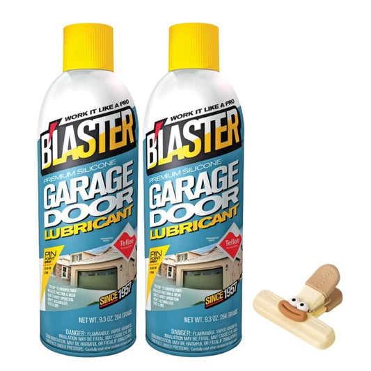 Blaster Silicone Lubricant 11 oz – 2 Pack Garage Door Lubricant Spray – Dry Lube Spray Can Gdl – PTFE Lubricant for Garage Door Lube – Pb Blaster Penetrating Oil Spray with Random Item – 3 Items