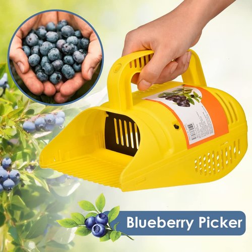 Blueberry Picker Tool - Plastic Berry Harvester Rake for Blueberries, Lingonberries, Huckleberries, and More - Efficient Fruit Harvesting Tool for Gardens, Farms, and Outdoor Use
