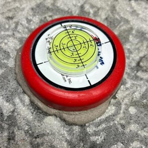 LAIESYA 3Pcs Circular Bubble Level Bullseye Degree Marked Surface Round Spirit Levels Measuring Tool for Leveling Phonograph, Camera, Turntable, Tripod, Telescope (32X7mm)