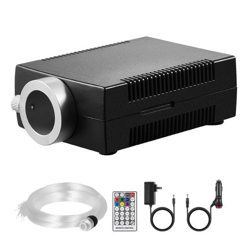 VEVOR Starlight Headliner Kit, 150 pcs 0.03 in 6.5 ft, 16W Fiber Optic Star Ceiling Lights for Car, Bluetooth APP, Remote Control, Sound Activated, RGBW Light Engine, for Home Bed Room Decoration