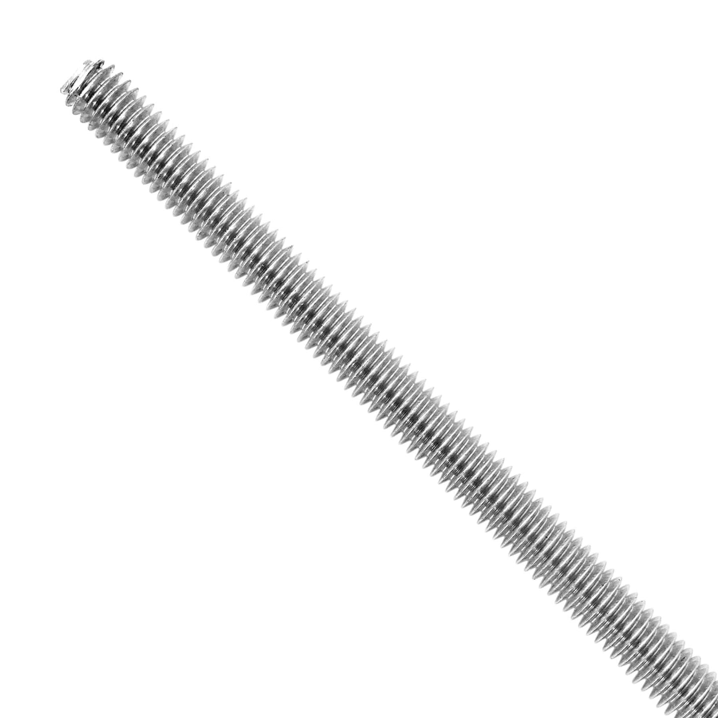 Qlvily 2 Packs 304 Stainless Steel 3/8"-16 Thread Fully Threaded Rods, 12" Length, Right Hand Threads