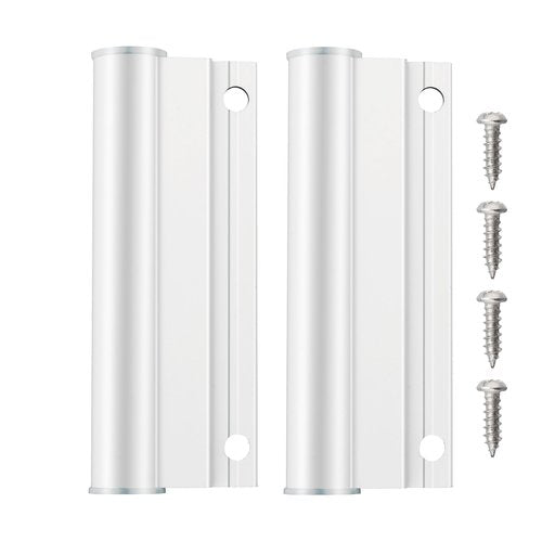 Screen Door Upper Hinge Leaf for Andersen Screen Doors Aluminum White Screen Door Hinge (2 Pack)