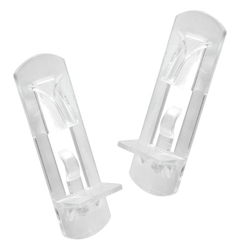 Biaungdo 12 Pcs Plastic Locking Shelf Support Pegs, 5mm Clear Cabinet Shelf Pins Self-Locking Cabinet Shelf Pegs Clips for Kitchen Furniture Bookcase Closet(Fit 5mm Diameter Hole & 3/4 Inch Shelf)