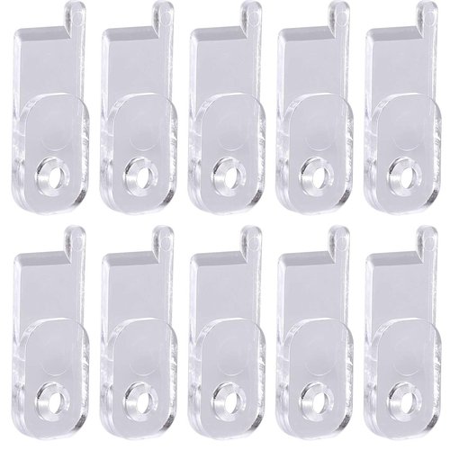 YLOVAN Toggle Switch Plate Cover Guard 10 Pack Clear - Security, Circuit and Child Protection for Indoor/Outdoor Wall Plate Covers