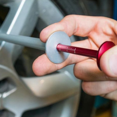 Brake Disc Measuring Tool Rotor Caliper Gauge 0-45mm (0-1.77'') Micrometer Ruler Depth Verniers Caliper Testing Tools Brake Disc Caliper Measuring Tool