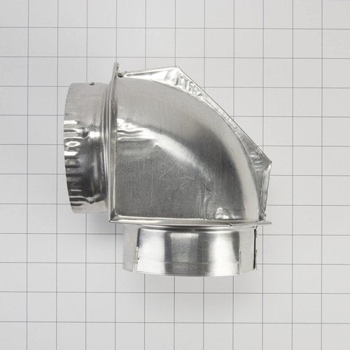 Whirlpool 4396006RW Genuine OEM Elbow Vent Connector For Dryers, Aluminium Accessory – Replaces 4396006