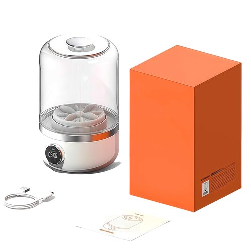 Portable mini washing machine for Underwear & Socks Rechargeable Laundry Machine, Compact Design for Travel, Camping, Baby Clothes (M2 - Pro Version)