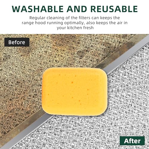 Fetechmate S99010316 Range Hood Grease Filter 11-1/4 x 11-3/4 in, 2 Pack, Replaces 99010316/WA65AF