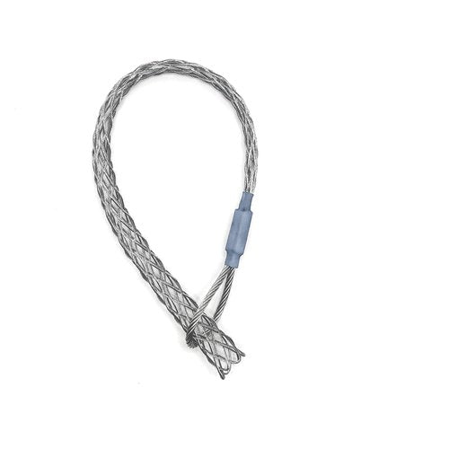 YZELCMT Cable Pulling Grip Lassos for 25-31mm（0.98"-1.22"）electrical wire, single head rope loop, 22.83" long steel wire mesh sock, Anti-slip flexible cable sleeve