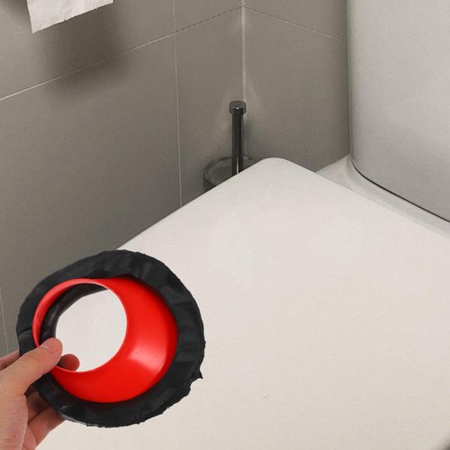 WOONEKY Wax Ring Toilet Seal Offset Toilet Flange Ring Leakproof Universal Fit Easy to Install
