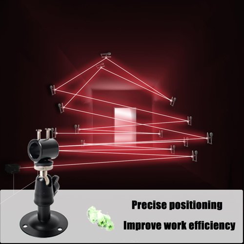 Laser positioning bracket laser module fixing bracket laser module mount Bracket with cooling function 360-degree adjustable positioning bracket 12mm (1pack)