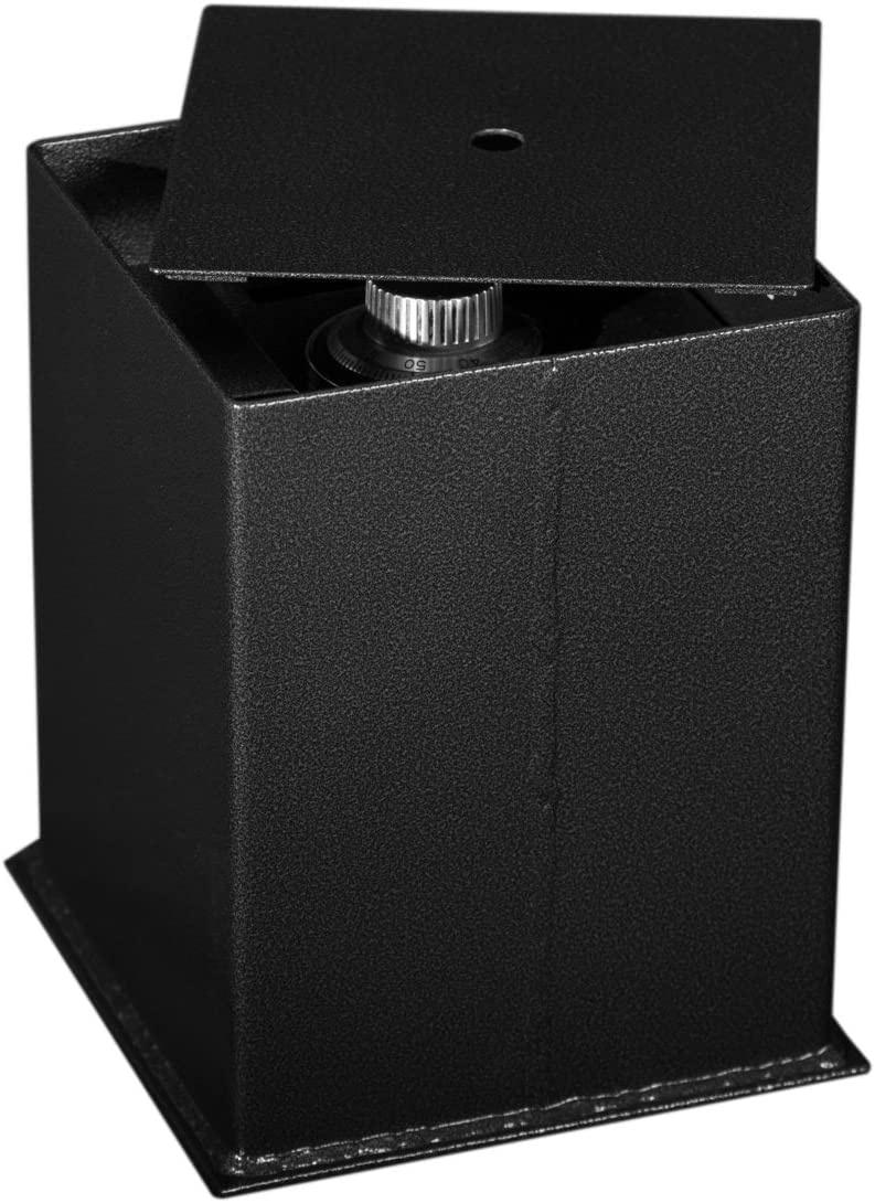 Protex IF-1212C II Floor Safe, under ground safe, LaGard group II combination lock, Sturdy steel cover,Drill resistant carburized hard plate, Powder coat finish