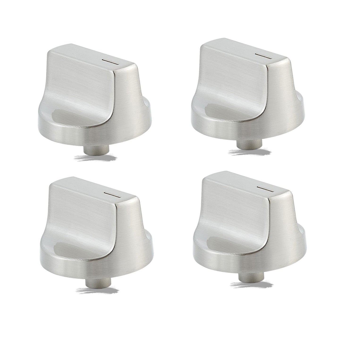Allstare Stainless Steel W11366438 W11084623 Stove knobs Replacement Parts for Whirlpool Gas Range Stove Parts Burner Knobs WCG55US0HS00 WCG77US0HS00 Whirlpool Gas Cooktop Knobs 4 Pcs