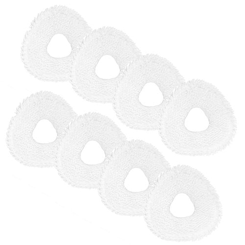 Avaenzo 8 Pack Replacement Mop Pads Compatible for Narwal Freo X Ultra T10 J1 J2 Microfiber Resuable Mop Cloth Robot Vacuum Cleaner Accessories, White