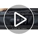 DocSafe Black Fireproof Document Box with Lock & Wheels, 16x13.8x12.2 Inches