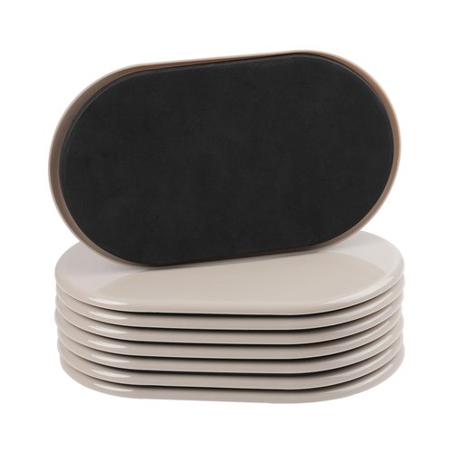 8PCS Furniture Sliders, 9-1/2" X 5-3/4" Large Furniture Movers Sliders, Reusable Sliders for Furniture on Carpet for Heavy Furniture, Furniture Moving Made Simple!