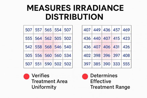 High-Precision LED Phototherapy Light Meter – Accurately Measures 660nm Red Light and 850nm Near-Infrared (NIR) Irradiance