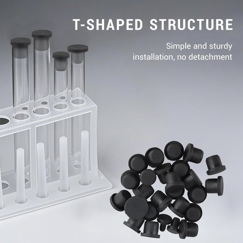 100Pcs 5 Sizes Rubber Hole Plugs for Holes Assorted Sizes, Waterproof Rubber Soft Flexible Stopper Plug for Round Holes