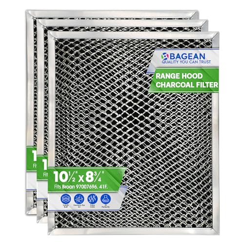 Bagean 41F 3-Pack Stove Vent Filter 10.5 x 8.8 in fits NuTone Broan Range Hood