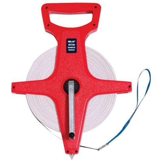 Alumagoal Fiberglass Measuring Tape, 330'/100M
