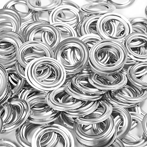 Silver Grommets Kit 1000pcs 3/8 Inch (10mm) for Crafts and DIY Projects